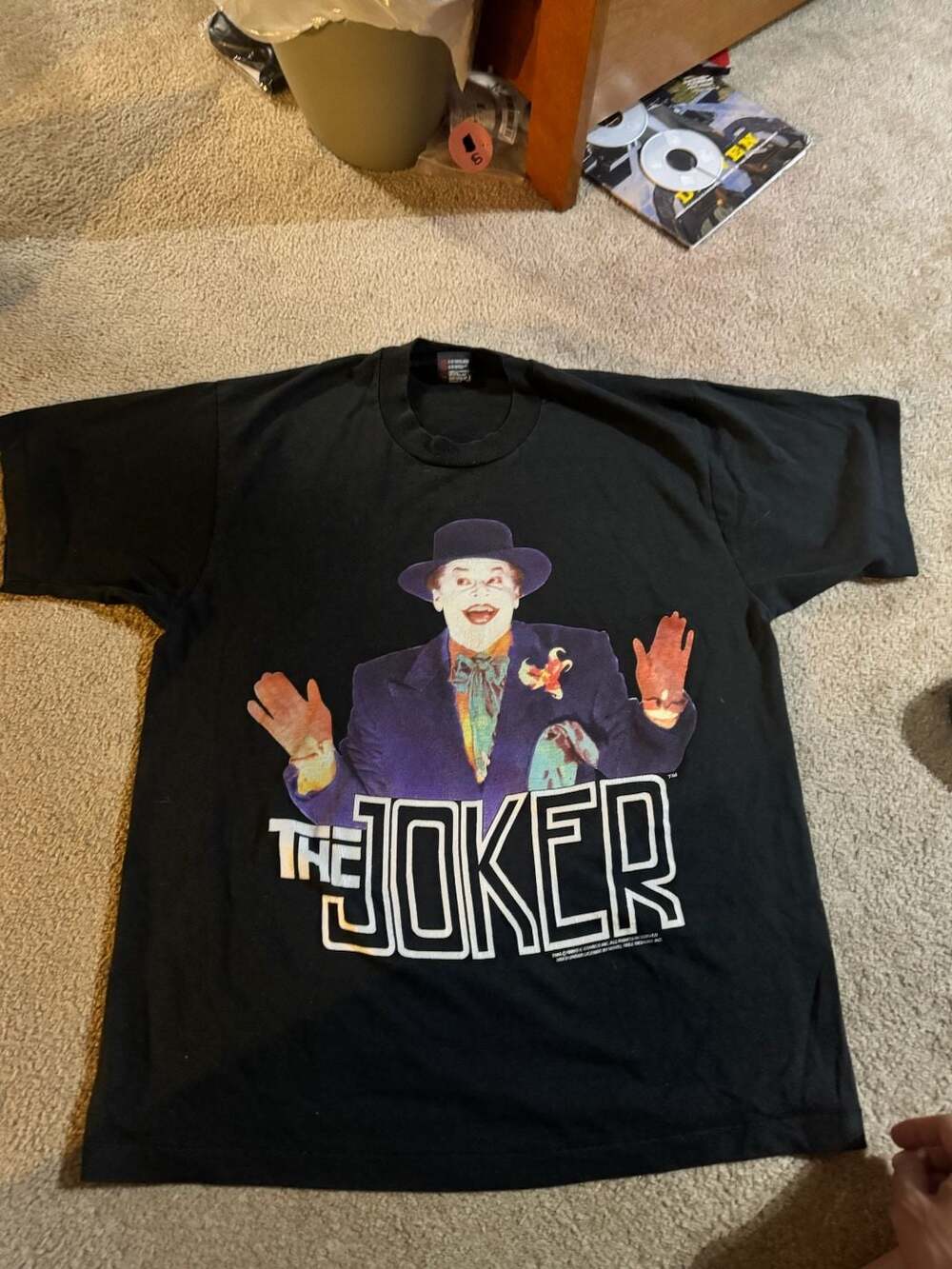 Vintage 1989 Batman The Joker T-Shirt XL Screen Stars Best
